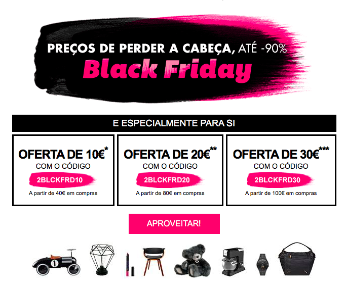 Black Friday showroomprive