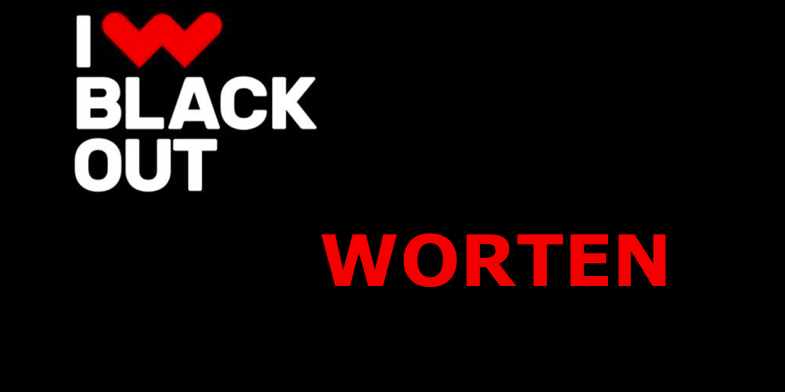 black out worten
