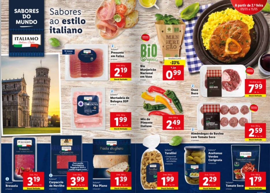 Itália chegou ao LIDL a preços incríveis